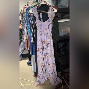 ALI & JAY Lavender Floral Maxi Dress